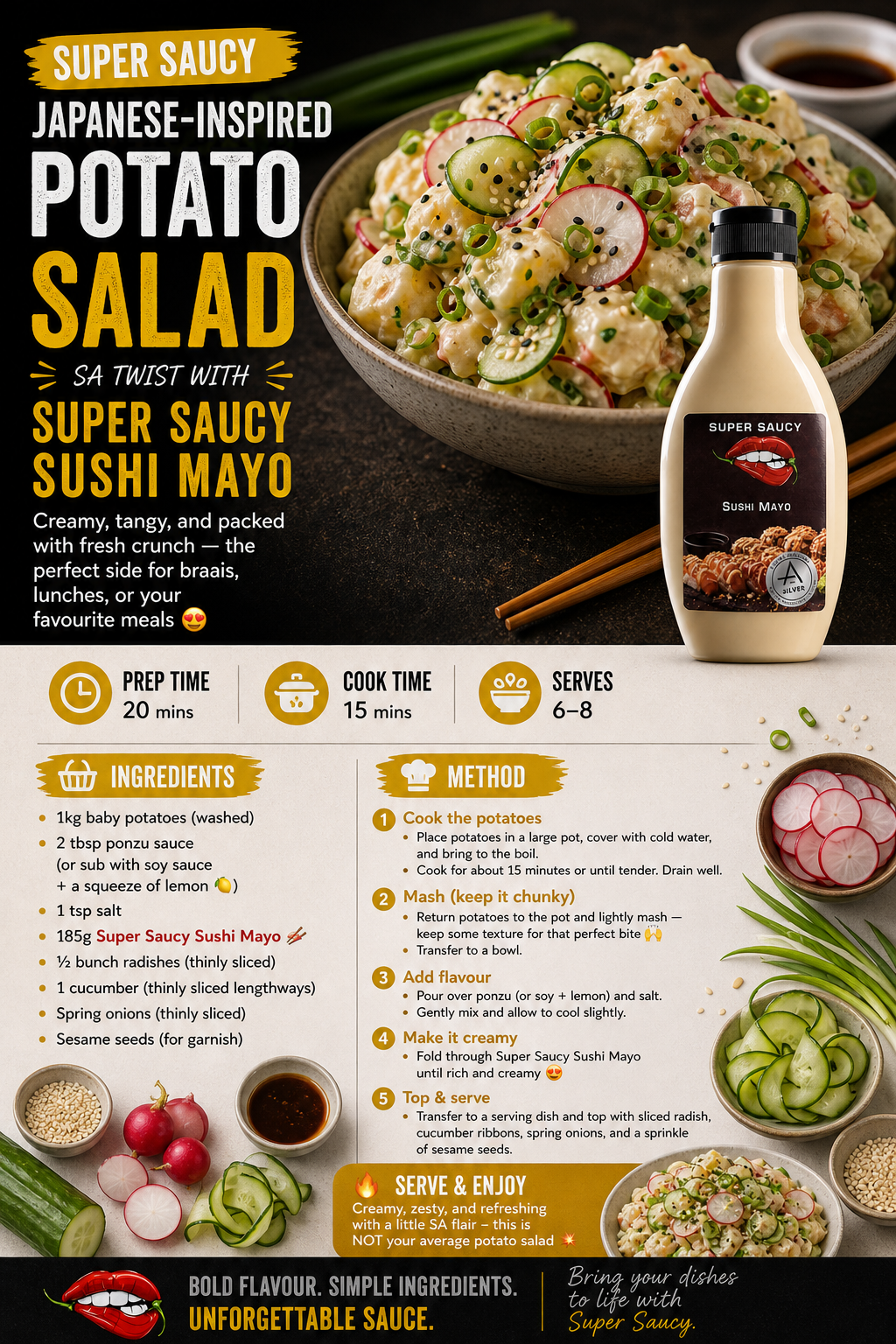 Japanese-Inspired Potato Salad (SA Style)