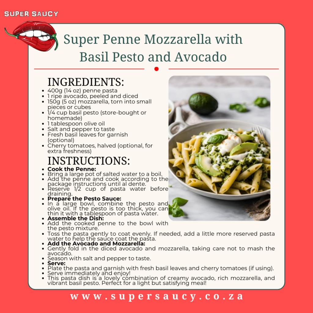 super-penne mozzarella-with-basil-pesto-and-avocado